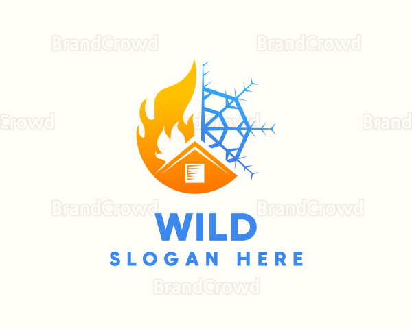 Fire House Snowflakes Logo