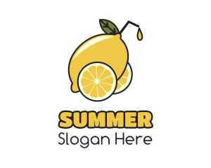 Lemonade Lemon Juice logo design