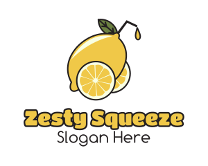 Lemonade Lemon Juice logo design