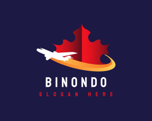Canada - Maple Leaf Canada Trip logo design