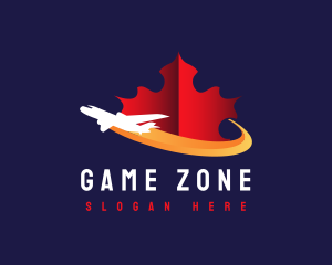 Pilot - Maple Leaf Canada Trip logo design