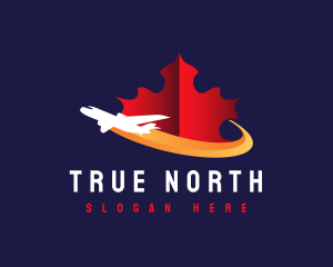 Canada - Maple Leaf Canada Trip logo design