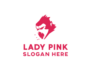 Pink Monkey Ape logo design