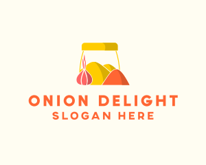 Onion - Onion Spice Powder Condiments logo design