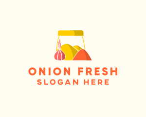 Onion - Onion Spice Powder Condiments logo design