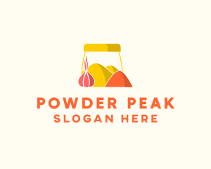 Onion Spice Powder Condiments logo design