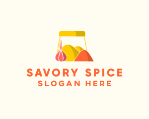 Condiments - Onion Spice Powder Condiments logo design