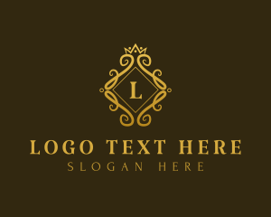 High End - Ornamental Crown Boutique logo design