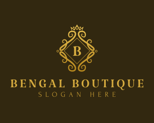 Ornamental Crown Boutique logo design