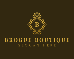 Ornamental Crown Boutique logo design