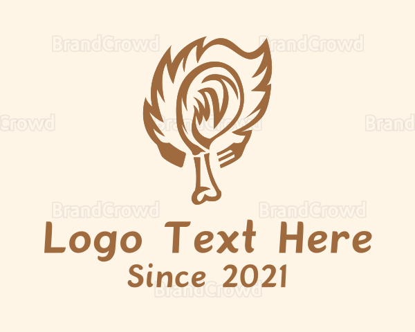 Chicken Barbecue Restaurant Logo