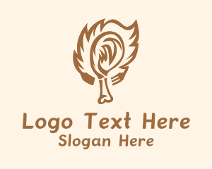 Chicken Barbecue Restaurant Logo