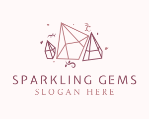 Deluxe Diamond Gem logo design