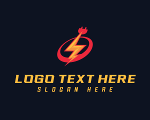 Fuse - Electric Charge Lightning Bolt logo design