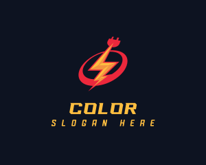Electrical - Electric Charge Lightning Bolt logo design