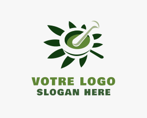 Cannabis Marijuana Plant Logo