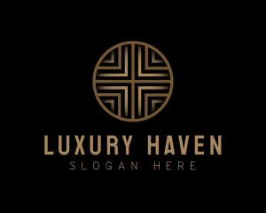 Gold Luxury Hotel logo design