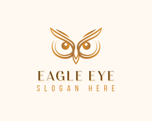 Premium Owl Eyes logo design