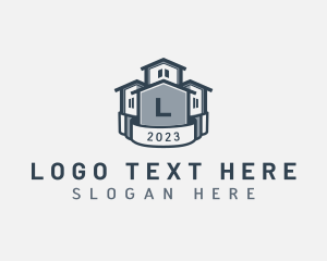 House  Construction Property Logo