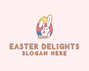 Easter - Easter Bunny Egg logo design