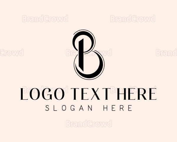 Upscale Boutique Letter B Logo