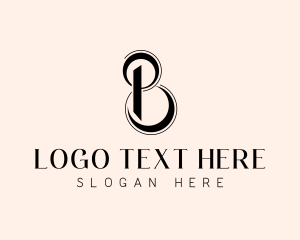 Spa - Upscale Boutique Letter B logo design