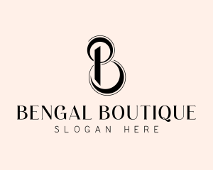 Upscale Boutique Letter B logo design