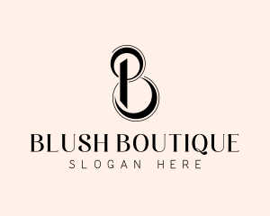 Upscale Boutique Letter B logo design