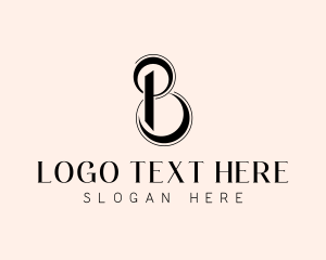 Upscale Boutique Letter B Logo