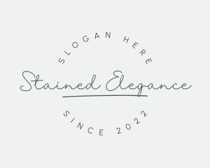 Elegant Feminine Cursive logo design