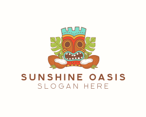 Tropical Summer Tiki  logo design