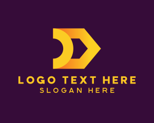 Gold - Premium Golden Letter D Business logo design
