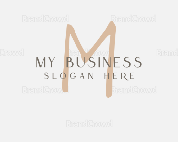 Feminine Elegant Lifestyle Logo