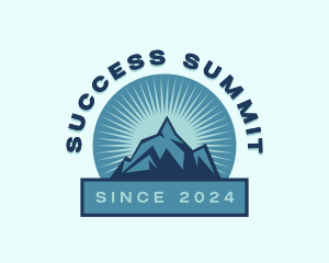 Mountain Hiker Summit logo design