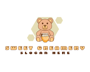 Teddy Bear Honey logo design