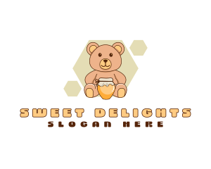 Teddy Bear Honey logo design