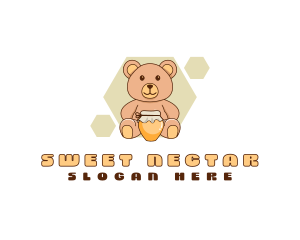 Teddy Bear Honey logo design