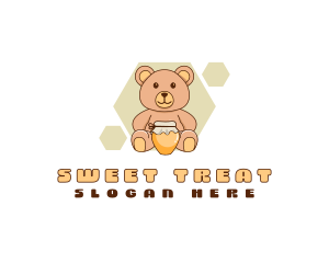 Teddy Bear Honey logo design