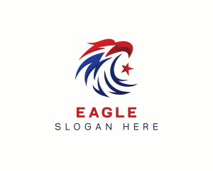 American Democratic Eagle logo design