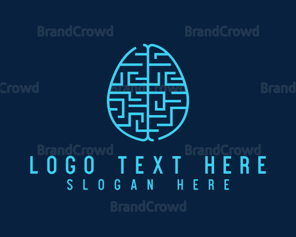 Blue Brain Labyrinth Logo