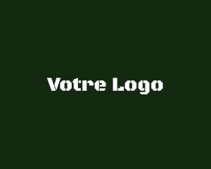 Military Army Wordmark Logo