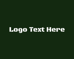 Army - Military Army Wordmark logo design