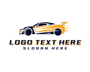 Speed - Motorsport Race Car logo design