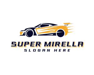 Motorsport Race Car logo design