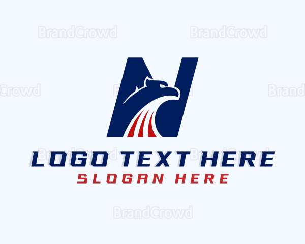 Eagle Logistics Mover Letter N Logo