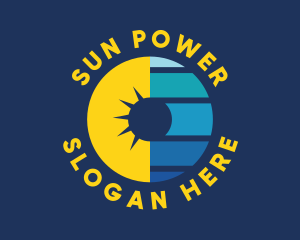 Sun Electrical Power  logo design