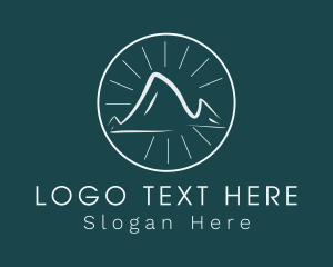 Himalayas - Mountain Peak Hiking logo design