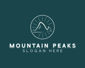 Himalayas - Mountain Peak Hiking logo design