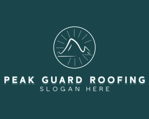 Mountain Peak Hiking  logo design