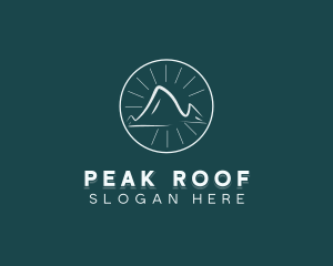 Mountain Peak Hiking  logo design